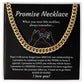Promise Necklace Gift for Him – Love Note Box