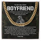 Military Boyfriend Gift – Cuban Chain with Message Card