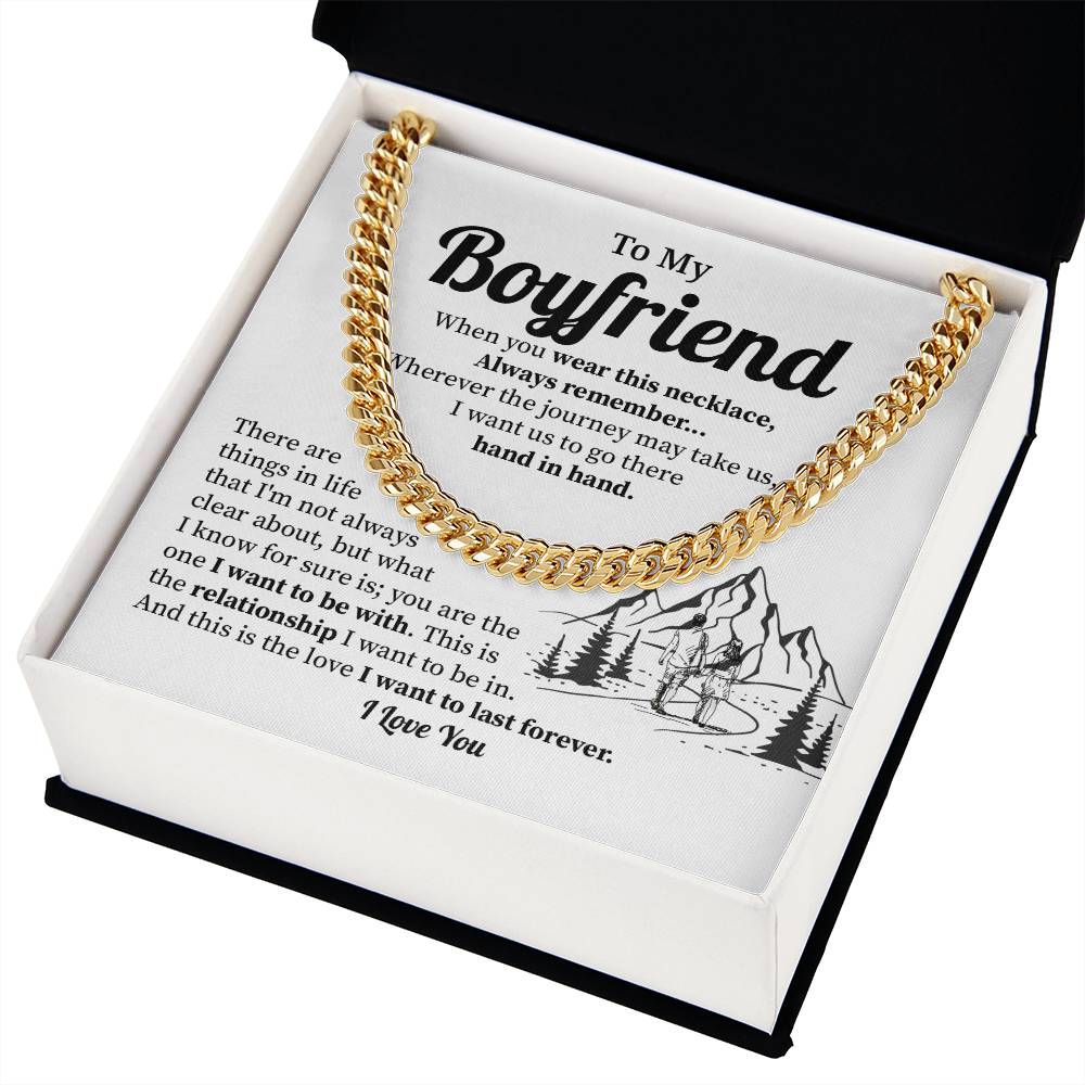 Anniversary Cuban Chain Gift for Boyfriend – Gift Box