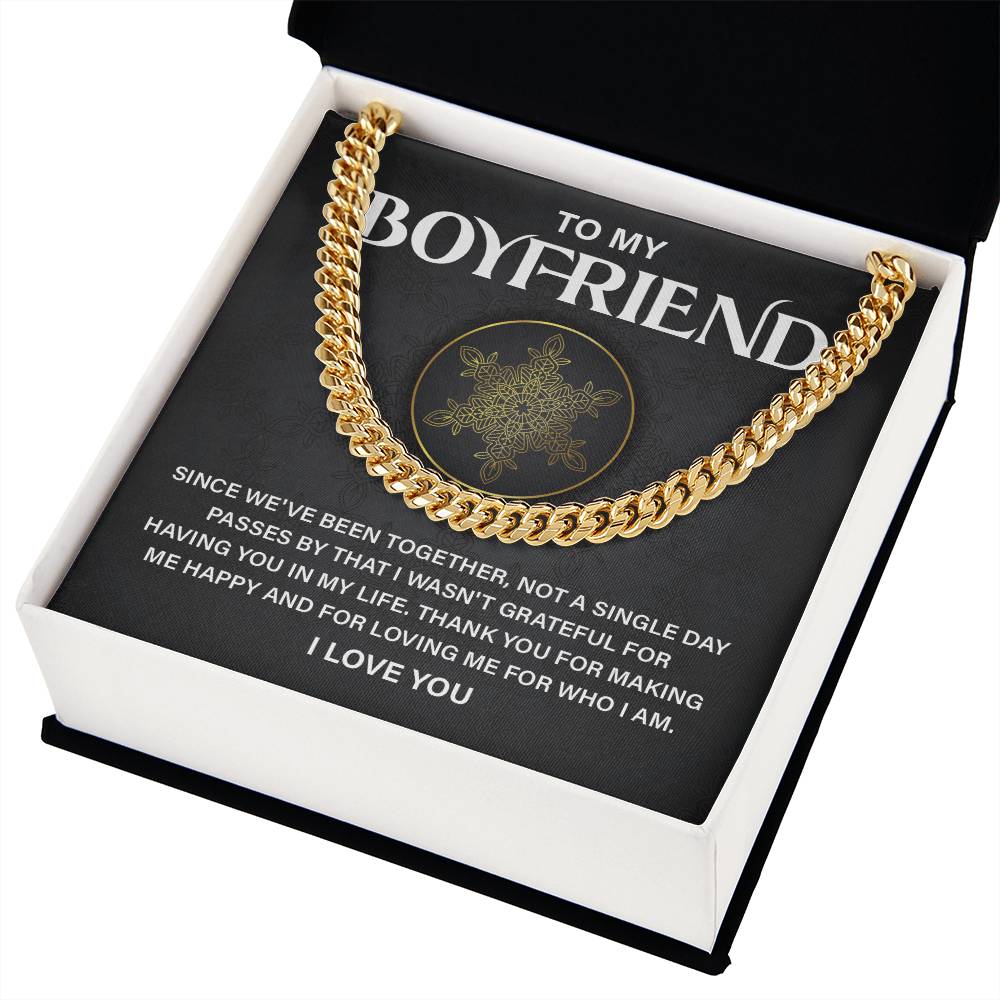 Boyfriend Appreciation Gift – Necklace & Card Set