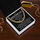 Boyfriend Cuban Chain Gift with Message Card