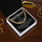 Cuban Link Necklace Gift for Boyfriend with Gift Box