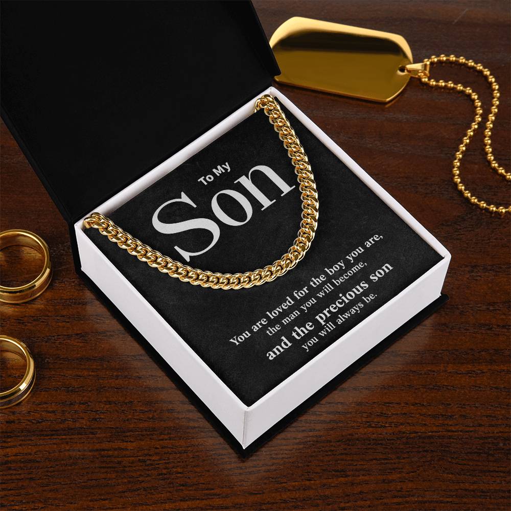 Inspirational Gift for Son From Parents With Message Card
