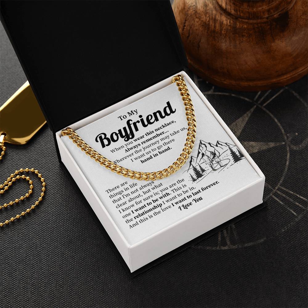 Anniversary Cuban Chain Gift for Boyfriend – Gift Box