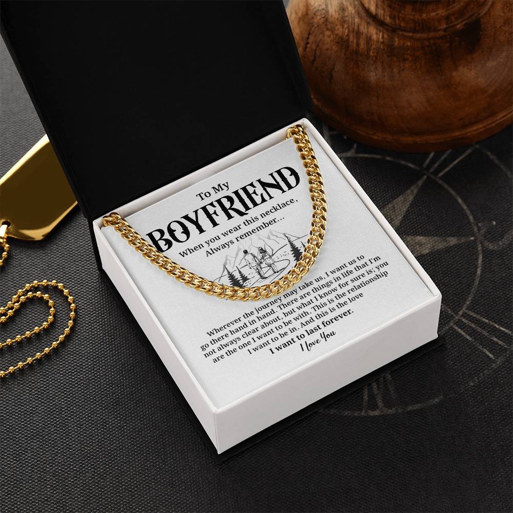 Romantic Boyfriend Gift Necklace with Gift Box