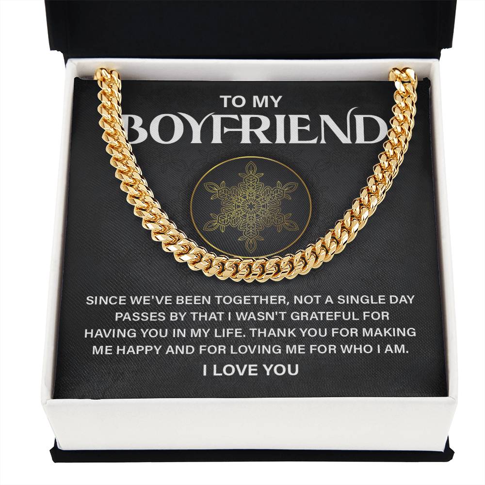 Boyfriend Appreciation Gift – Necklace & Card Set