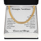 Promise Necklace for Him – Forever And Always.