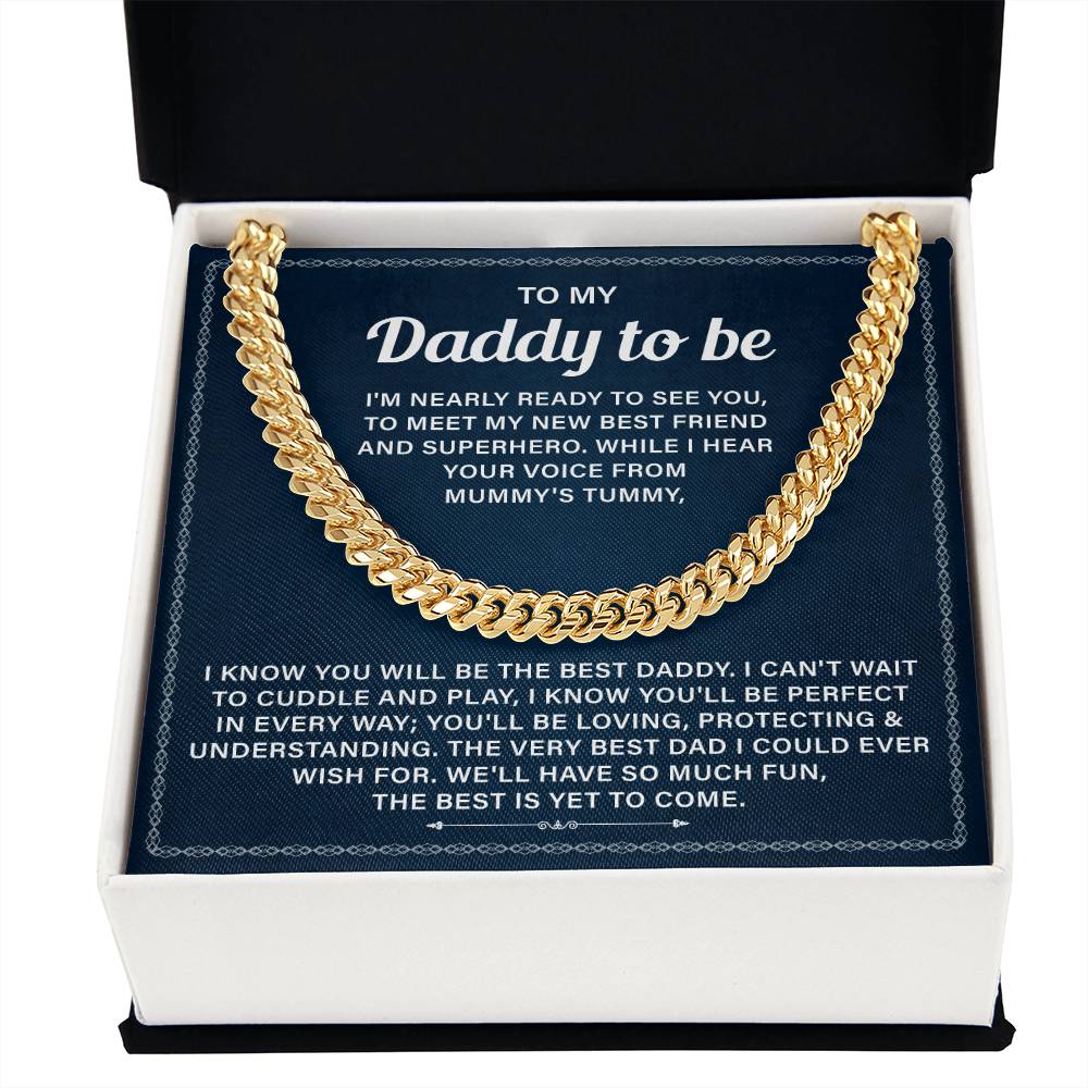 Dad To Be Gifts For 1st Time Dad Necklace With Message Card