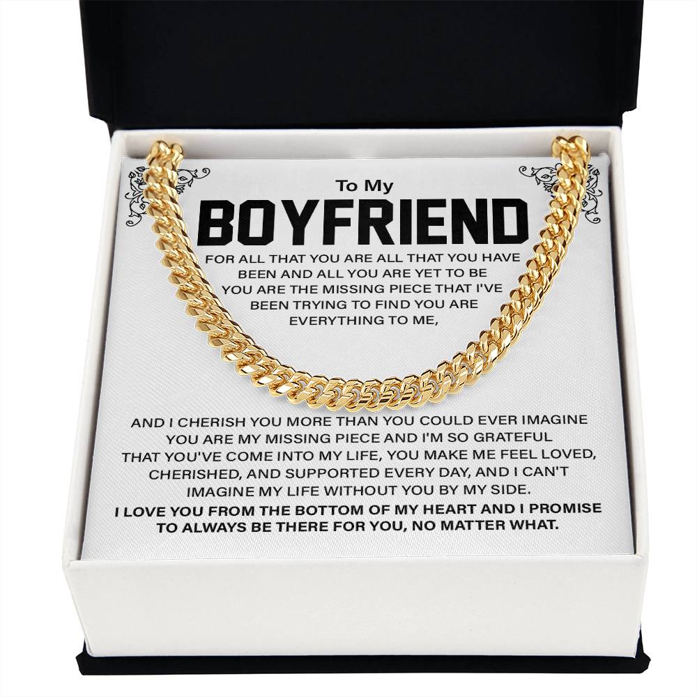 Romantic Gift for Boyfriend – with Necklace Box