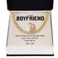 Cute Boyfriend Necklace Gift from Girlfriend – with Gift Box