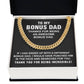 Funny Bonus Dad Gifts - Cuban Chain With Message Card