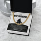 Boyfriend Necklace Gift with Message Card & Gift Box