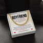 Cuban Link Chain Necklace Gift for Him with Gift Box