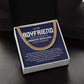 Boyfriend Cuban Chain Promise Necklace with Gift Box