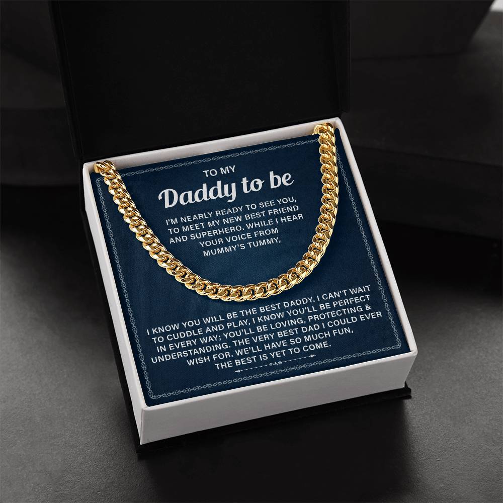 Dad To Be Gifts For 1st Time Dad Necklace With Message Card