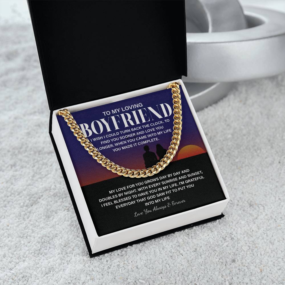 Boyfriend Chain Necklace Gift with Gift Box