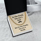 Dad Necklace Gift from Children with Message Card