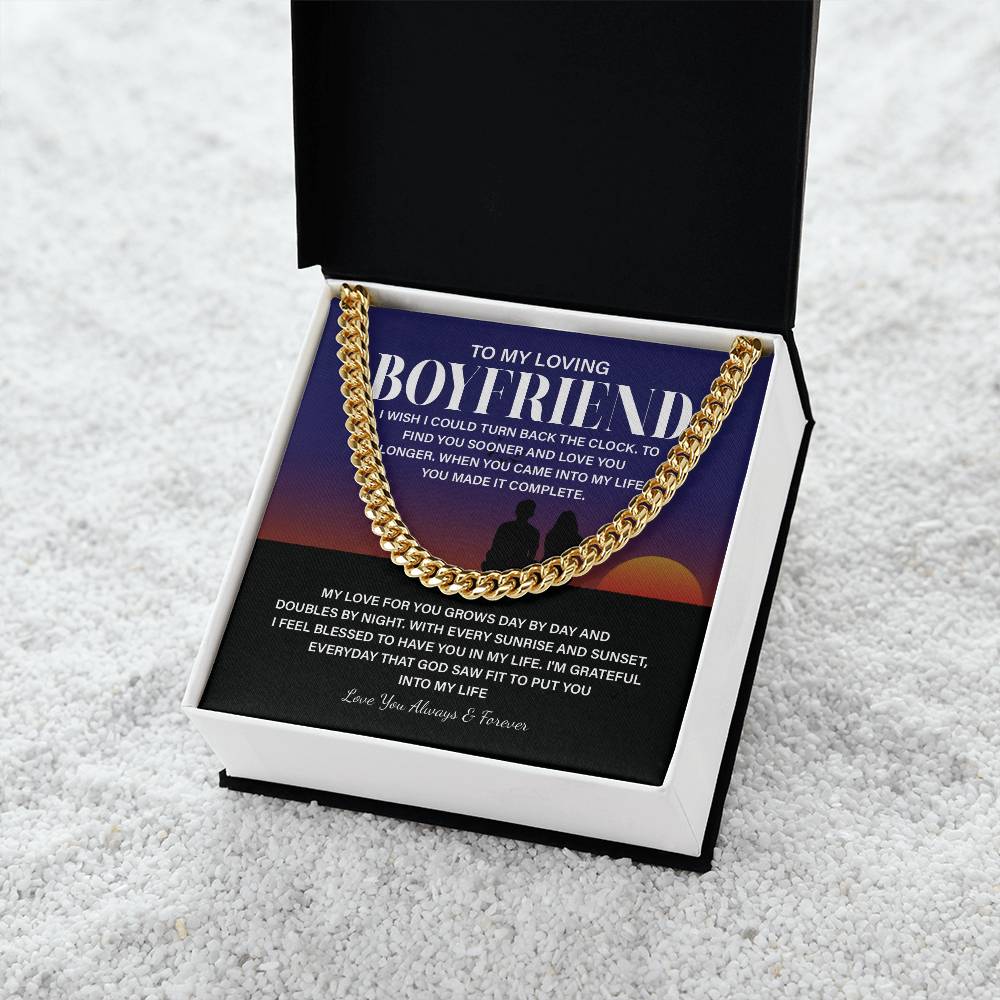 Boyfriend Chain Necklace Gift with Gift Box