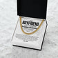 Boyfriend Promise Necklace Chain with Gift Box