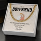Cute Boyfriend Necklace Gift from Girlfriend – with Gift Box