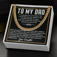 Dad Chain Gift from Favorite Daughter with Sentimental Card