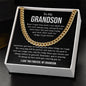 To My Grandson Necklace Grandma's Wisdom For Grandson Necklace Necklace For Grandson's Future Necklace For Grandson's Dreams Grandson Sentimental Gift Look For The Good Necklace Emotional Gift From Grandma Grandson Necklace Gift