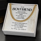 Romantic Gift for Boyfriend Cuban Chain with Gift Box