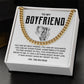 Boyfriend Cuban Chain Necklace – Gift Box Included