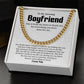 Appreciation Necklace for Boyfriend with Card