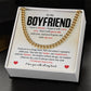 Cuban Link Chain Necklace Gift for Him with Gift Box