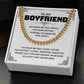 Cute Boyfriend Necklace Gift – Card & Gift Box