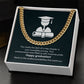 Graduation Cuban Chain Necklace Gift for Him