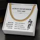 Football Necklace Gift for Boys – Motivational Card