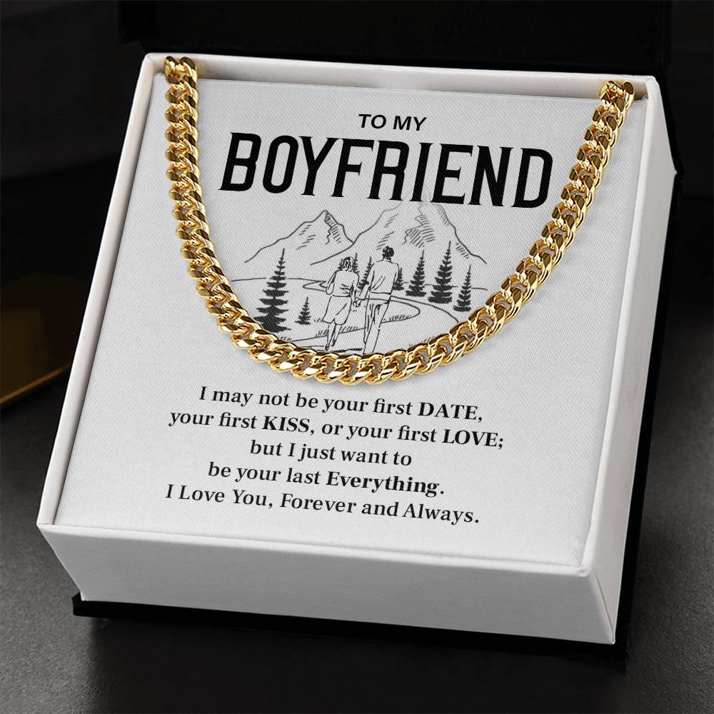 Boyfriend Necklace Gift for Anniversary – with Gift Box