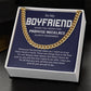 Boyfriend Cuban Chain Promise Necklace with Gift Box