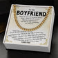 Boyfriend Cuban Chain Necklace Gift with Gift Box