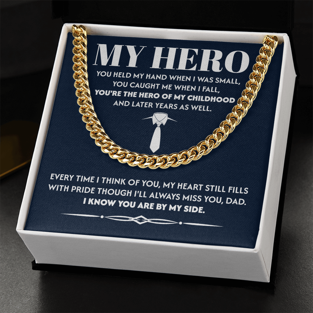 Memorial Gift for Dad from Son with Heartfelt Note