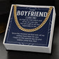 Boyfriend Birthday Necklace Gift – with Message Card