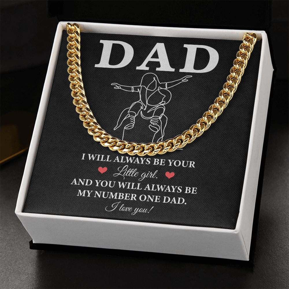 Gift for Dad from Daughter with Heartfelt Sentimental Card