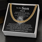 Lion Necklace Gift for Son from Dad – Strength Message Card Gift Box