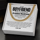 Boyfriend Promise Necklace Chain with Gift Box