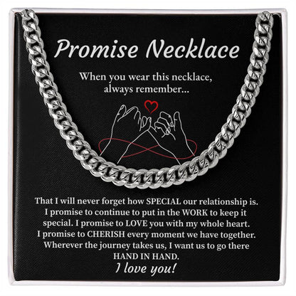 Promise Necklace Gift for Him – Love Note Box