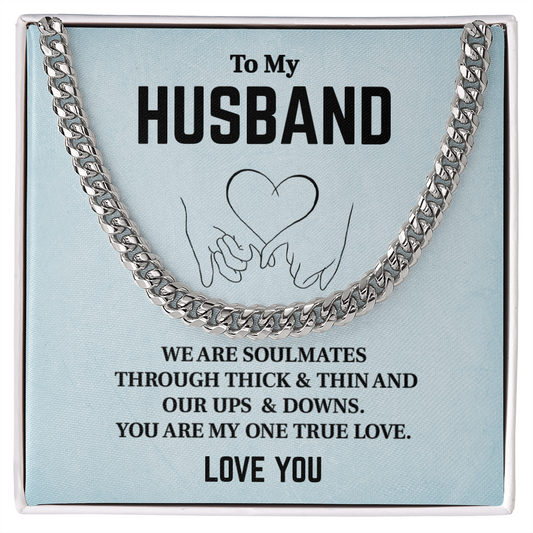To My Husband – One True Love Gift with Heartfelt Message Card