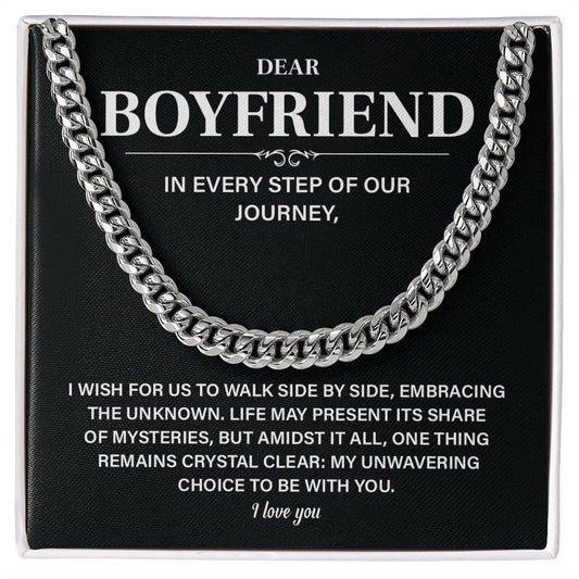 Dear boyfriend in every step of our journey.