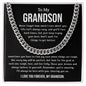 To My Grandson Necklace Grandma's Wisdom For Grandson Necklace Necklace For Grandson's Future Necklace For Grandson's Dreams Grandson Sentimental Gift Look For The Good Necklace Emotional Gift From Grandma Grandson Necklace Gift