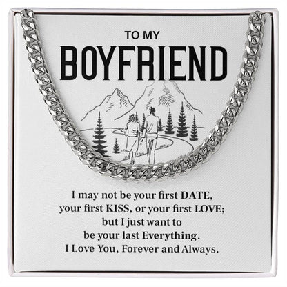 Boyfriend Necklace Gift for Anniversary – with Gift Box