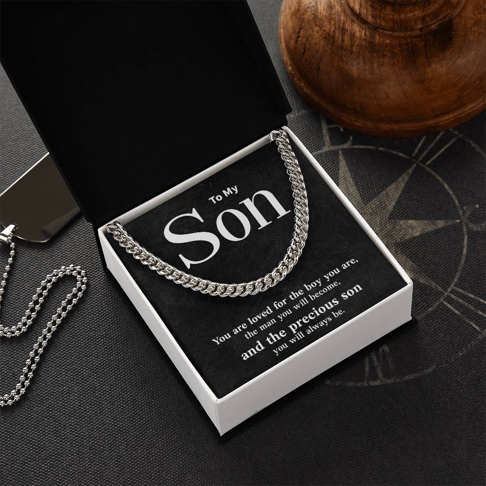 Inspirational Gift for Son From Parents With Message Card