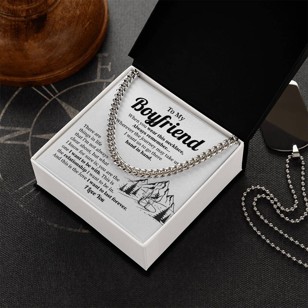 Anniversary Cuban Chain Gift for Boyfriend – Gift Box