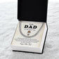 To My Dad Necklace, Gift For Dad On Father’s Day