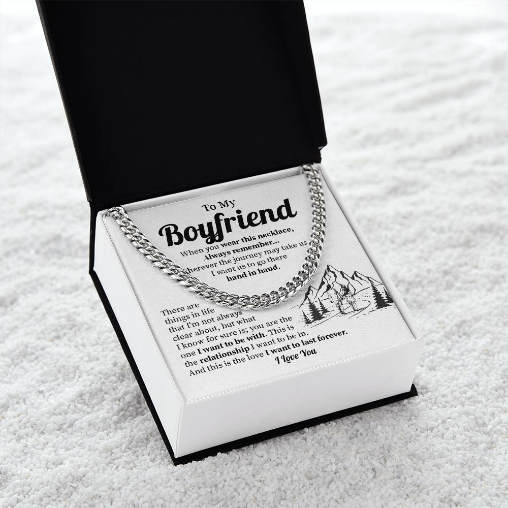 Anniversary Cuban Chain Gift for Boyfriend – Gift Box
